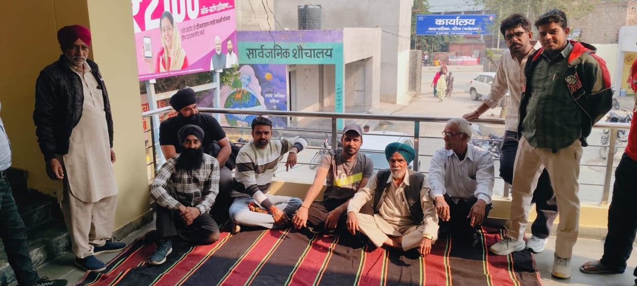 Councillors threaten to block the gate if their demands are not met, stage protest
