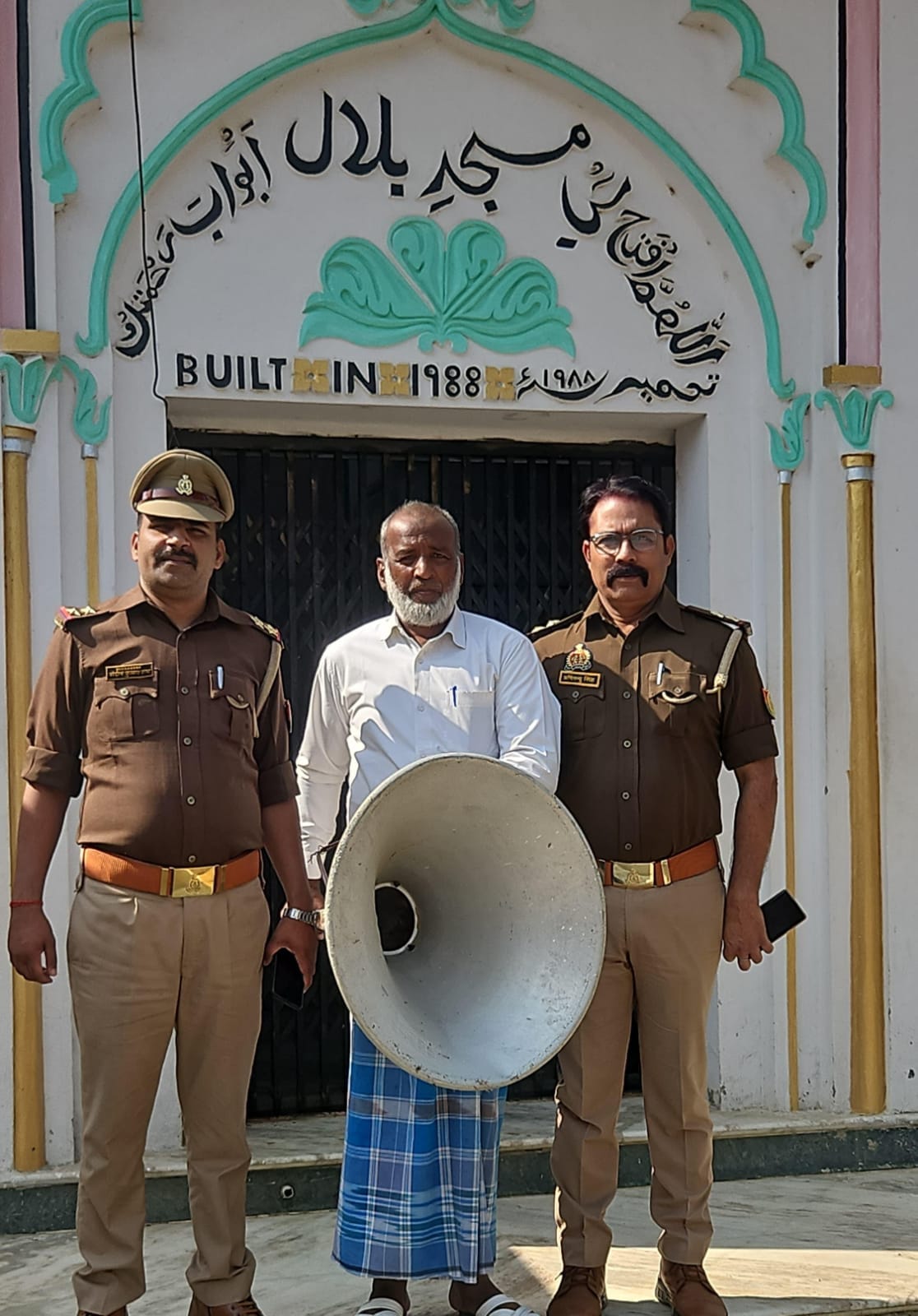 Removed loudspeakers from religious places
