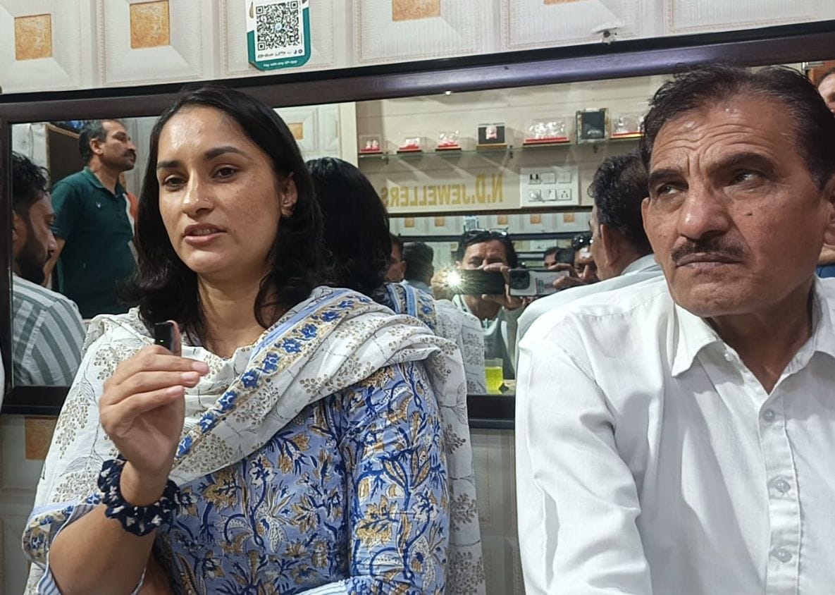 Vote theft happened not just in Haryana but across the country: Vinesh Phogat