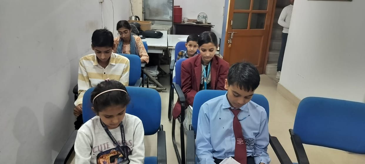 Meritorious students appeared for the Olympiad Mathematics exam