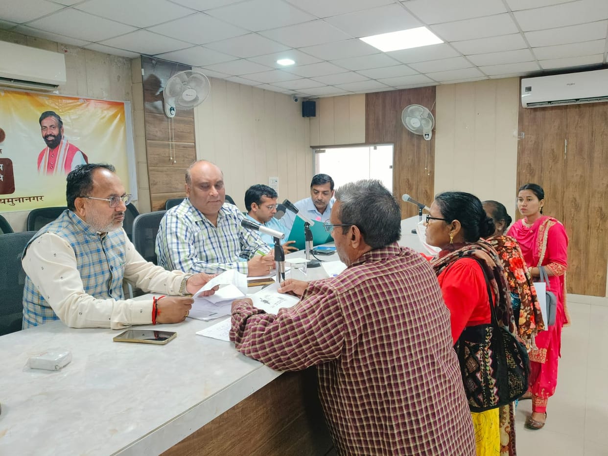 Two complaints received at the resolution camp were forwarded to the concerned department