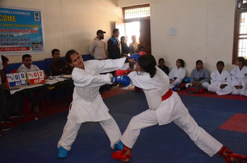 Daughters of Kathua show their prowess in Karate