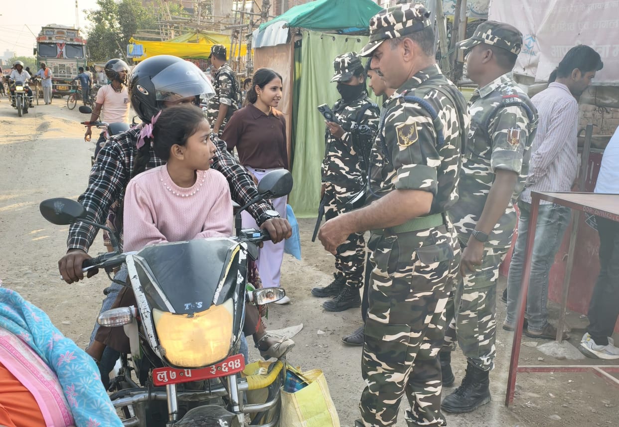 Siddharthnagar News : Increased security at border, intensive search of every passerby