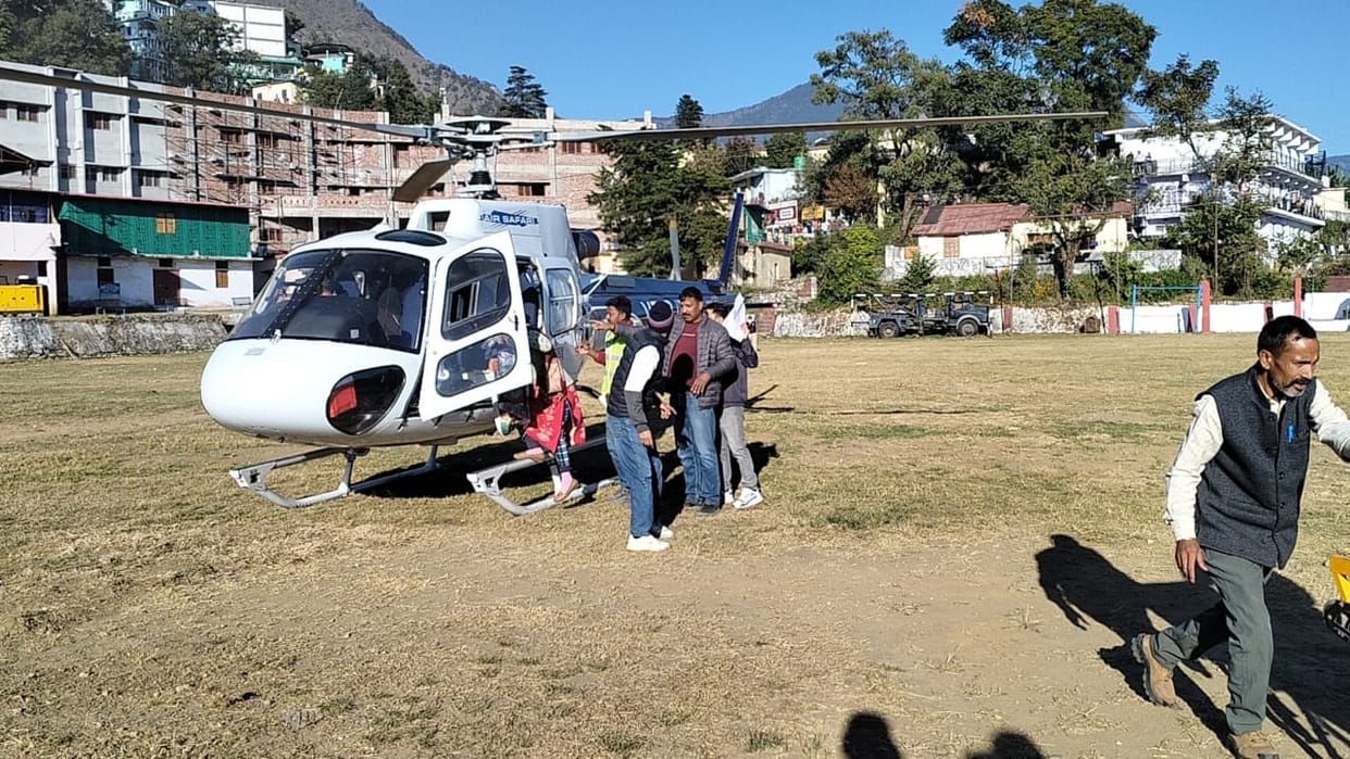 Bike collides with a parked loader, two minors die