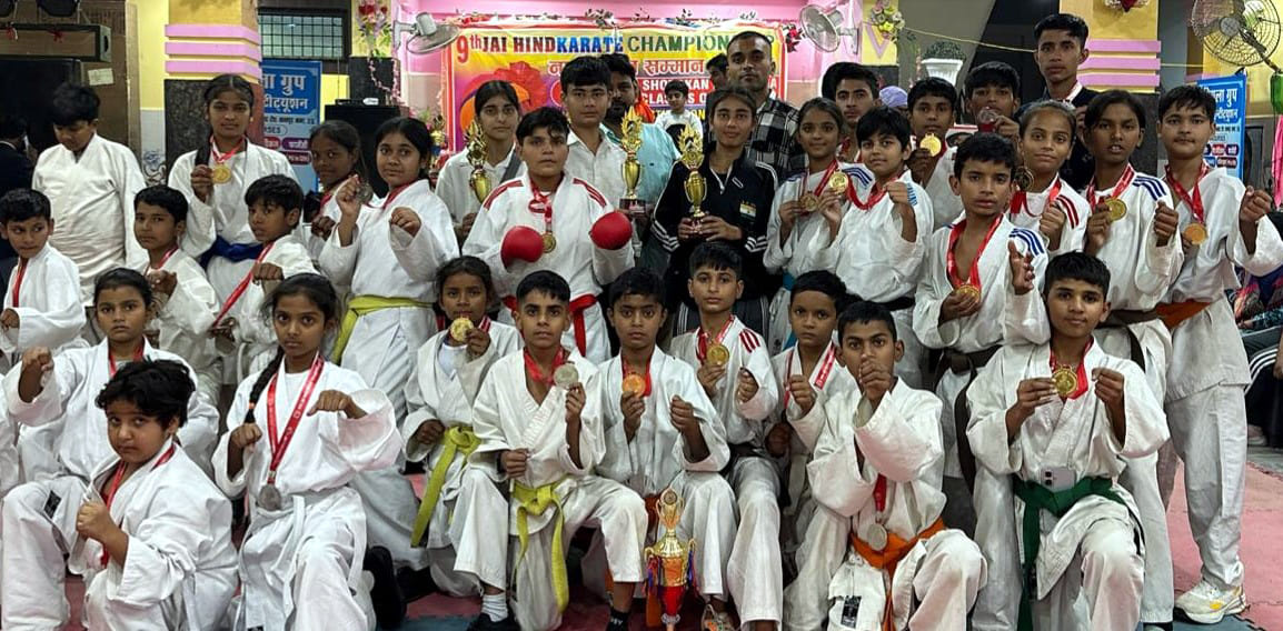 9 children won gold medals in the State Karate Championship