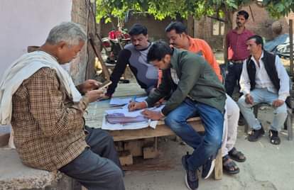 SIR: BLOs went door to door and got forms filled.