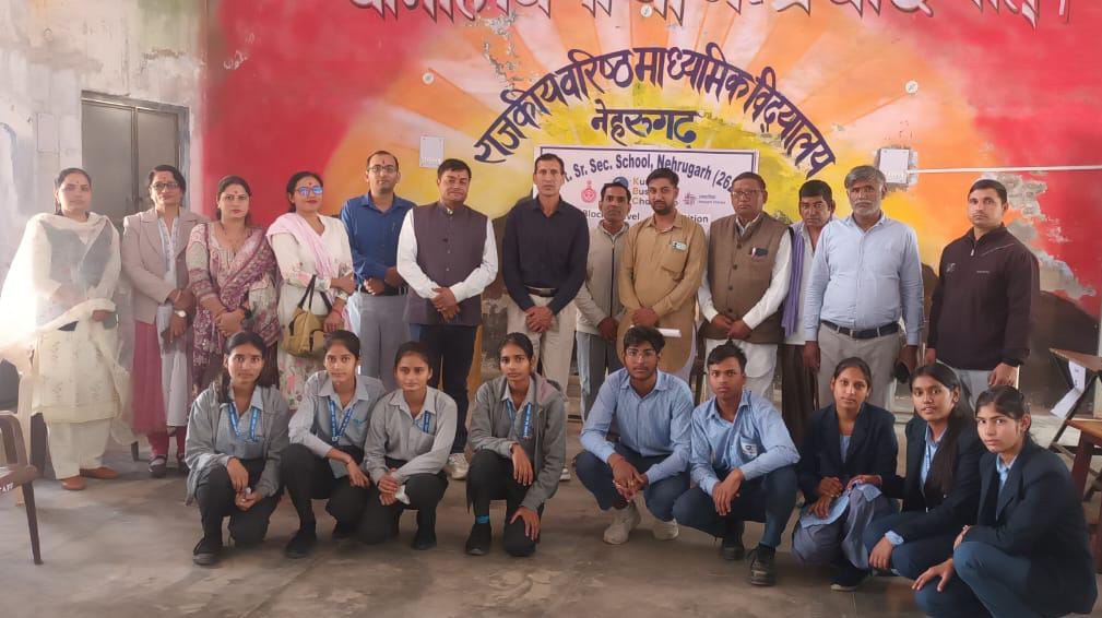 Block level competition in KBC at Nehrugarh Government School
