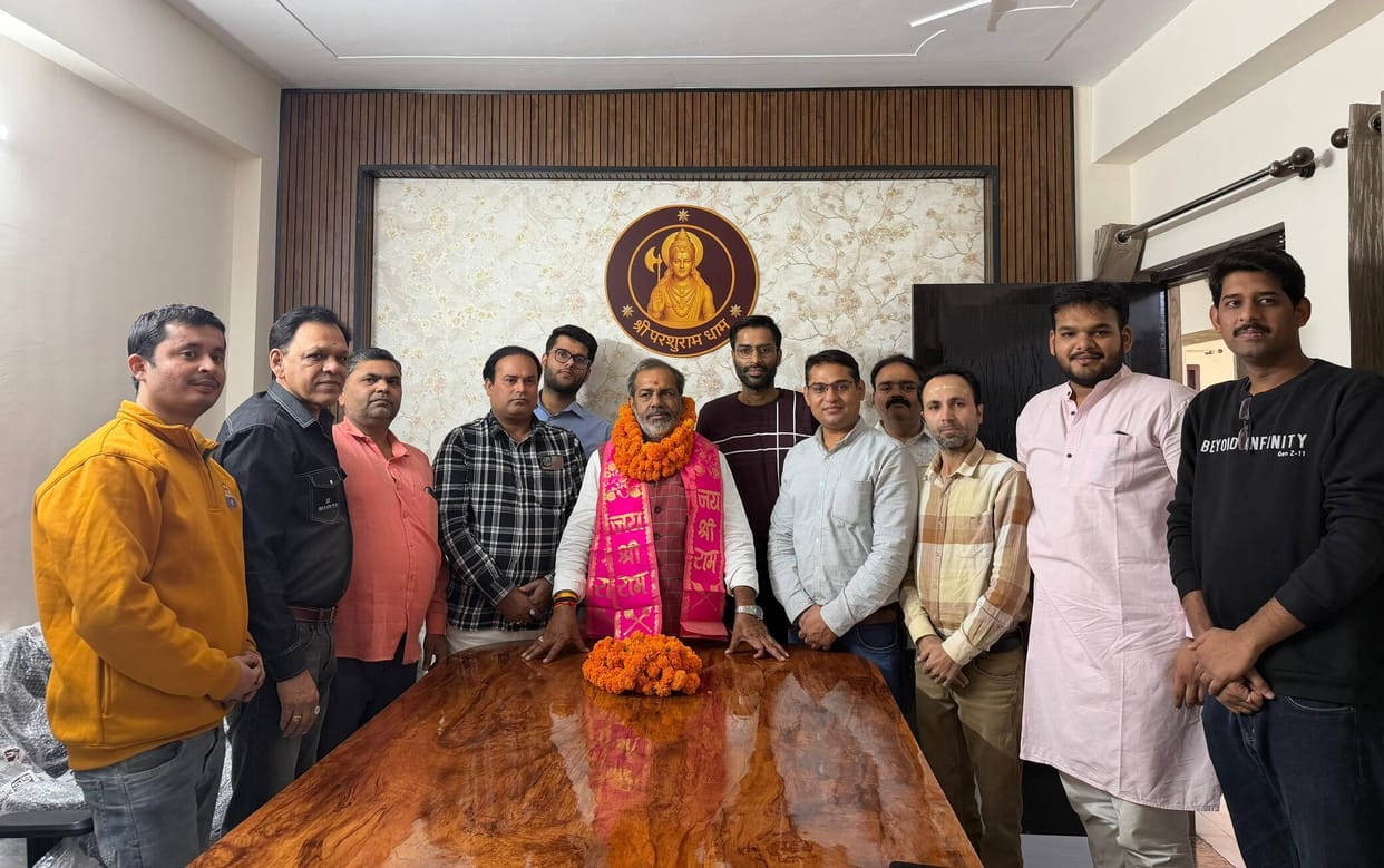 Welcome on reaching Meerut after completion of pilgrimage