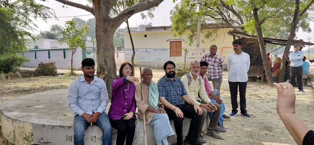 Sixth generation descendants reached the village to trace their ancestors.