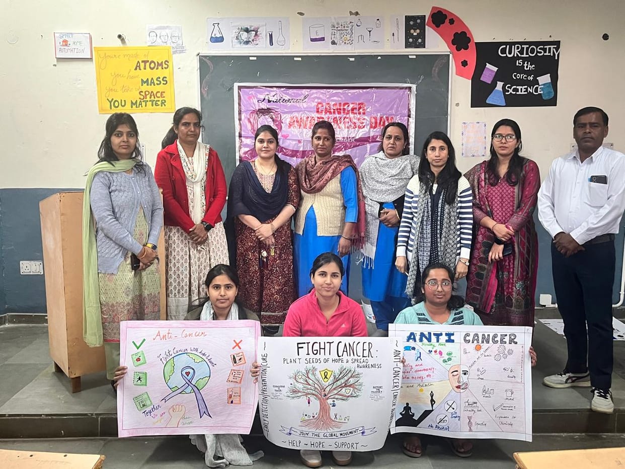 Sakshi got first place in the poster competition