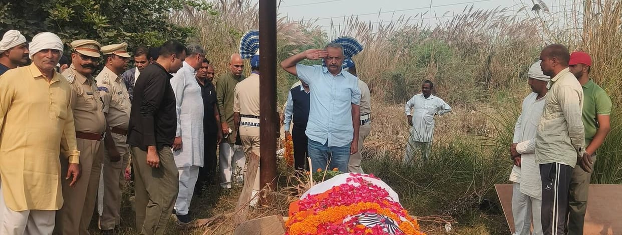 CRPF jawan dies, last rites performed with military honours