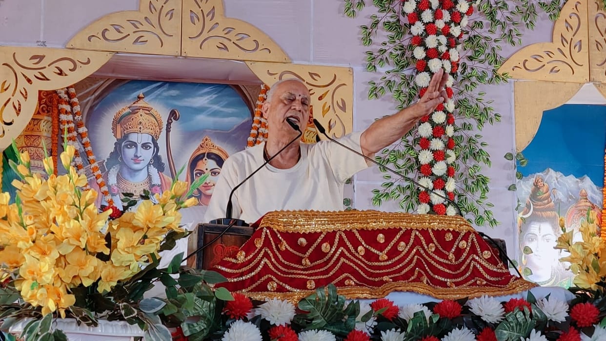Lord Rama descended on earth to destroy unrighteousness.