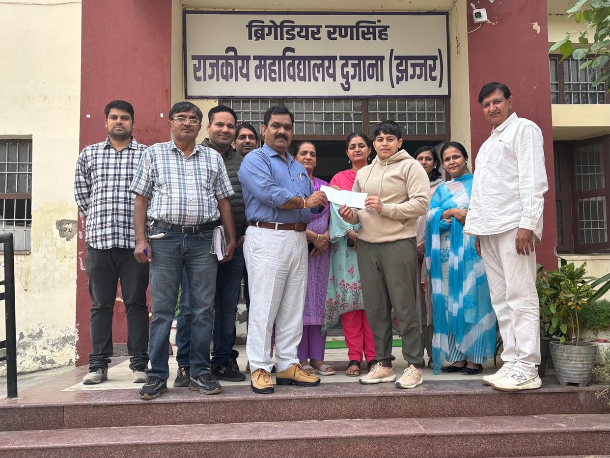 Preeti won gold medal in wrestling