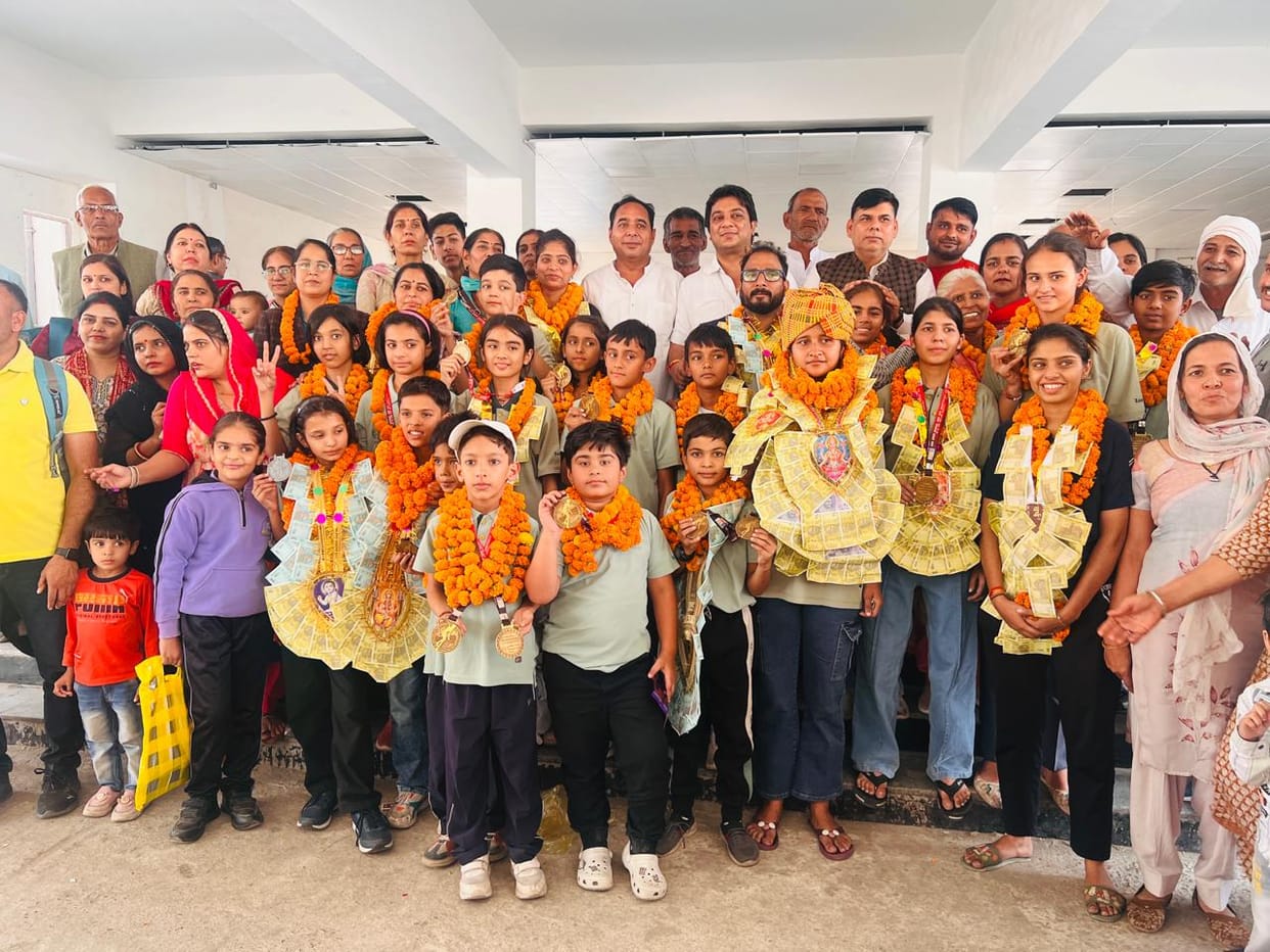 Haryana won 35 medals in the National Junior Jump Rope Competition.