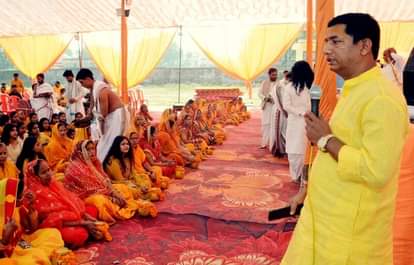 20,000 offerings are made daily in the Shri Mahalakshmi Yagna