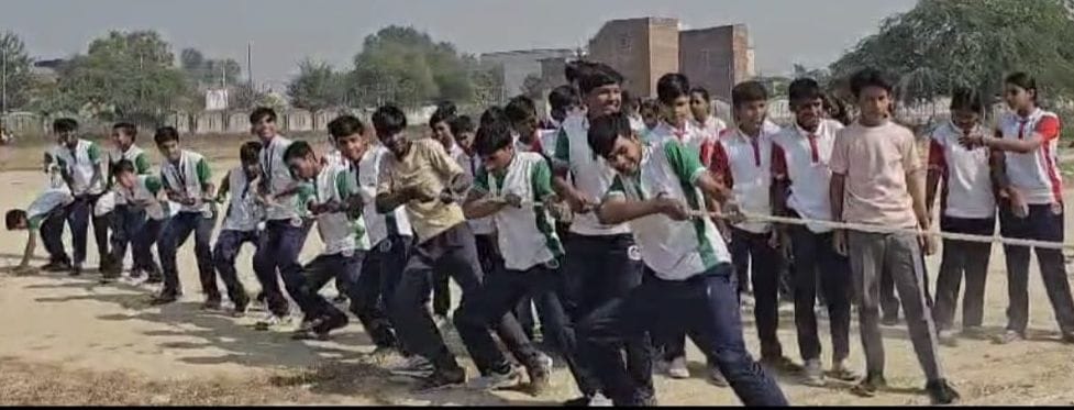 Children showcased their talent in the sports competition.