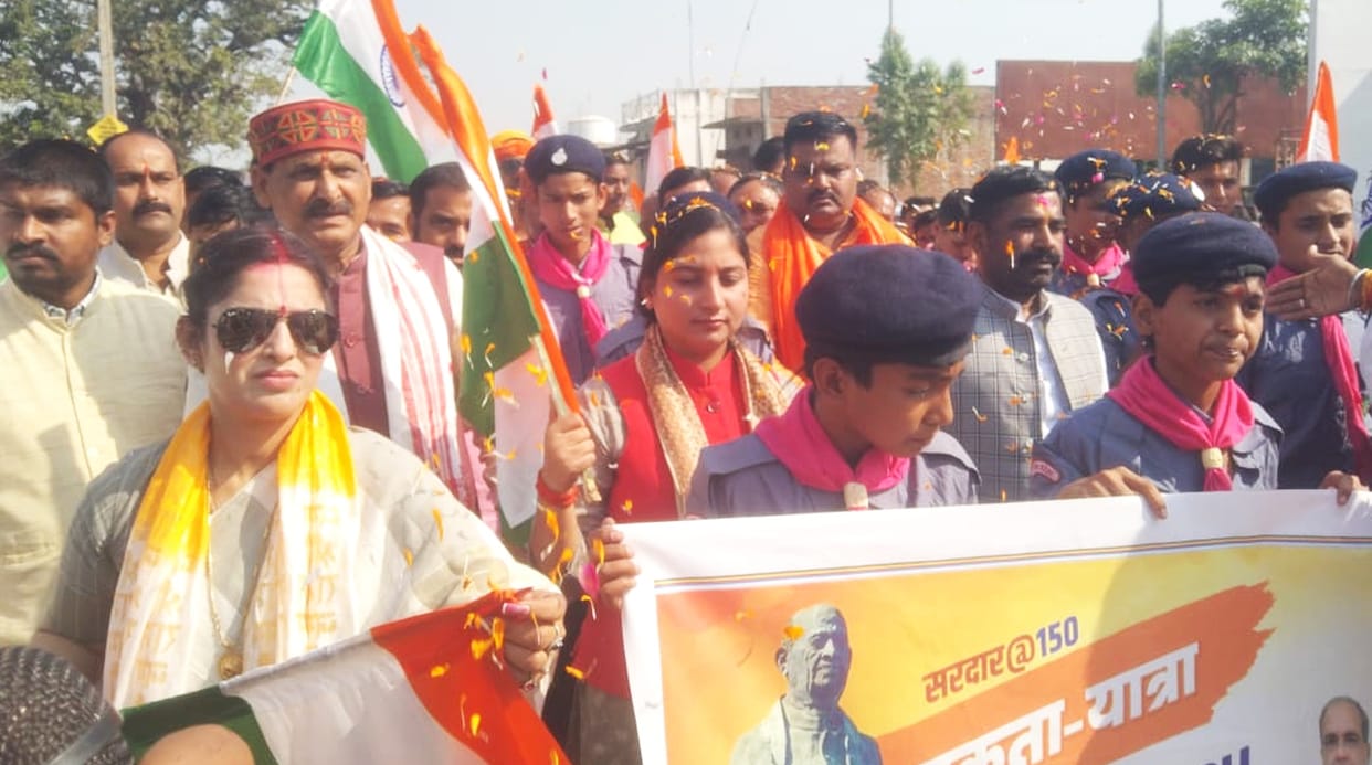 Paid homage to the Iron Man by taking out a unity march
