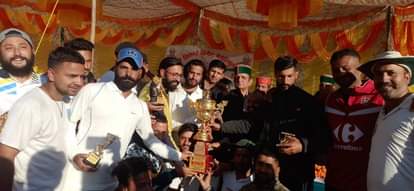 Drabala Boys team became cricket champion