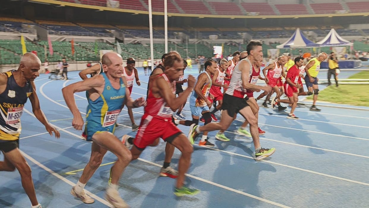 Veteran players from Agra shine in Asian Masters Athletics Championship