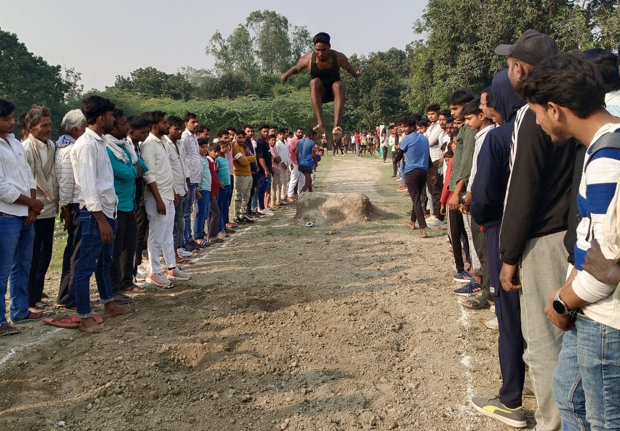 Anoop wins the long jump