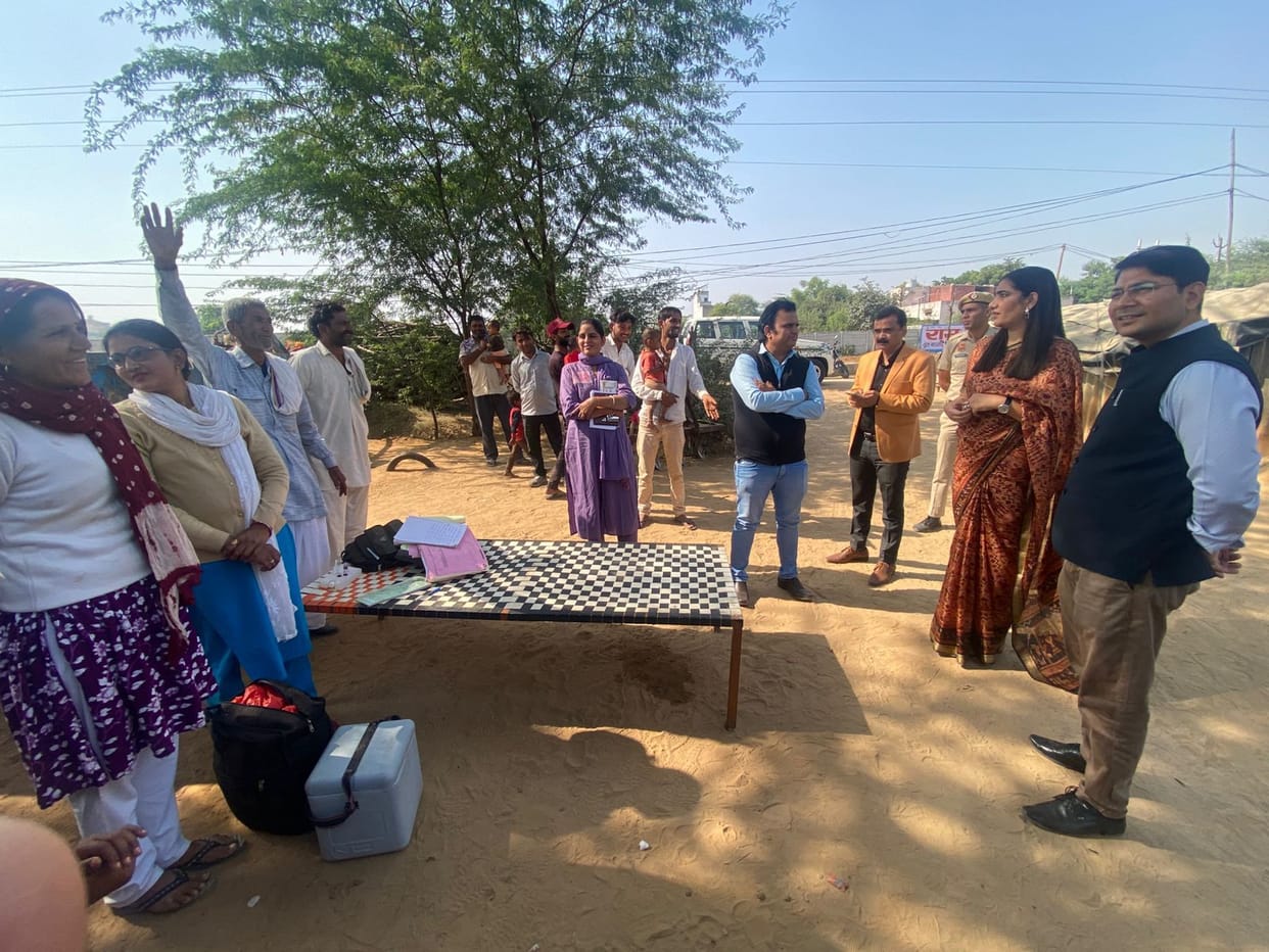 CJM Neelam listened to the problems of the children.