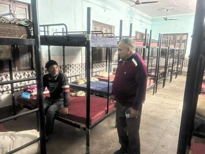 Shelters were not made suitable for spending the night in peace