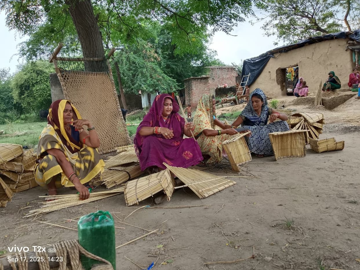 The women of the group are becoming self-reliant by making soup