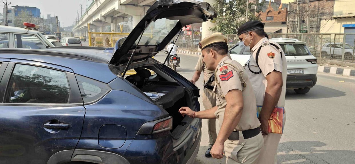 Security camps have been set up at more than 13 borders, including Tikri and Jharodha.