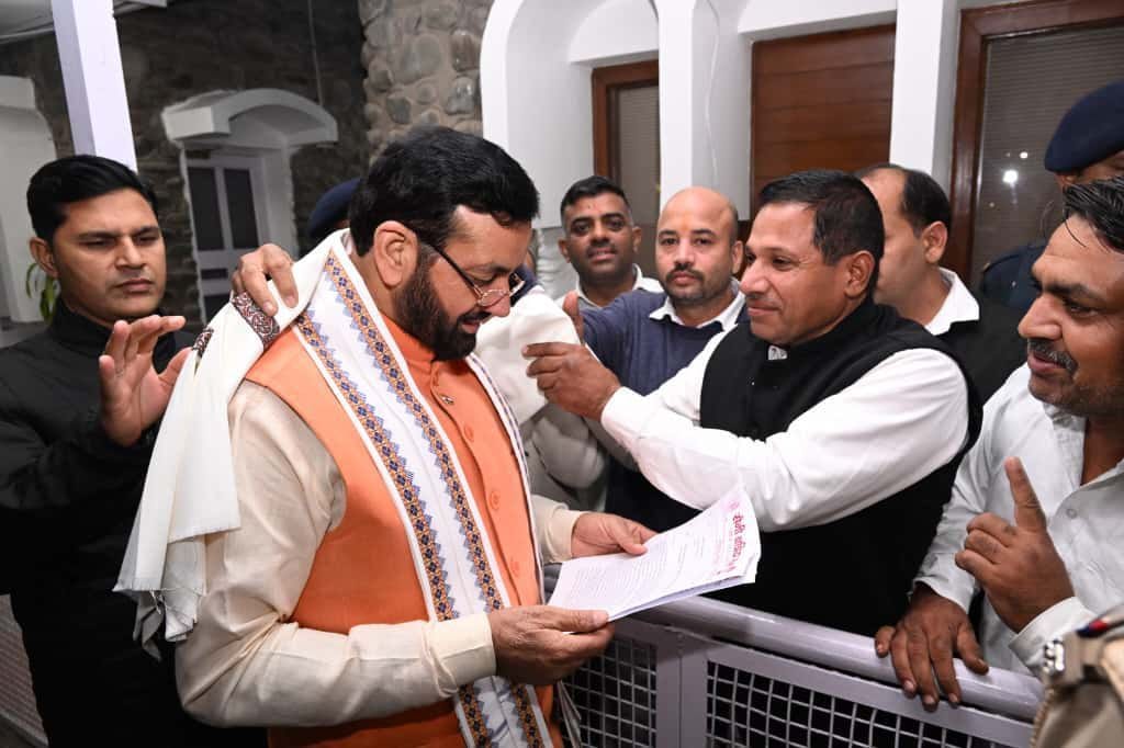 Saini Sabha President met the Chief Minister