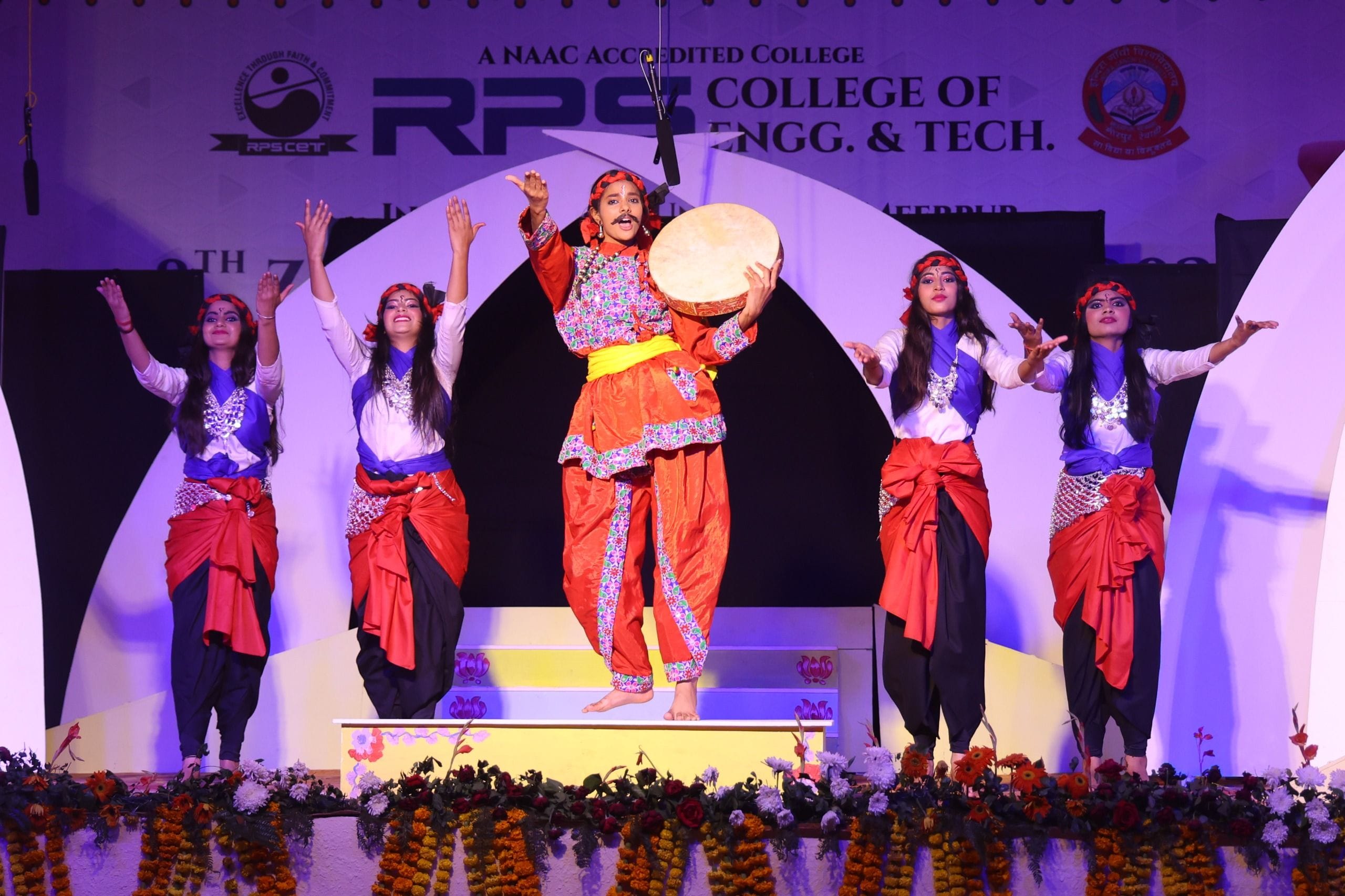 A glimpse of Haryanvi culture was seen in the Zonal Youth Festival.