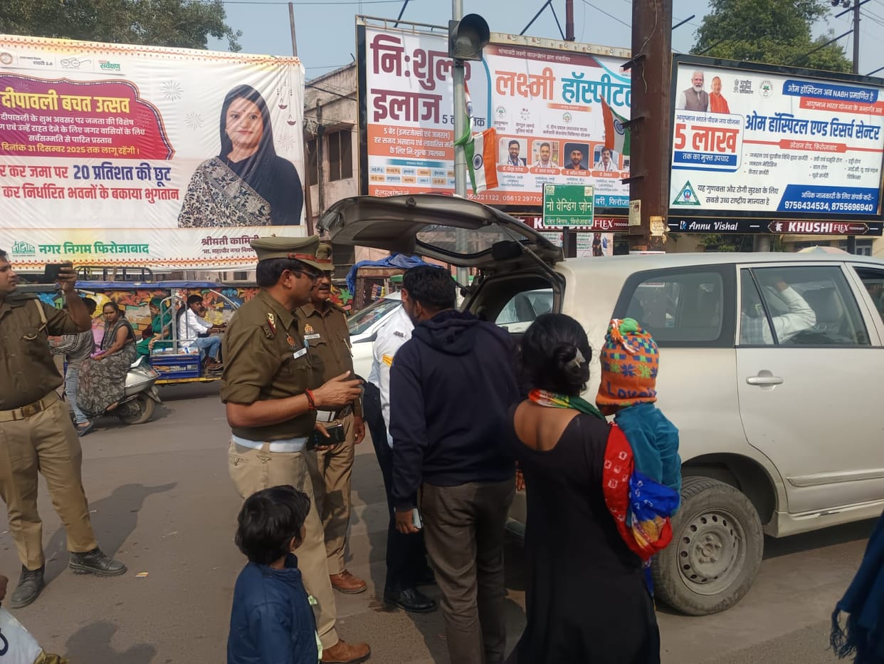 Traffic month: 1185 challans issued, five vehicles seized