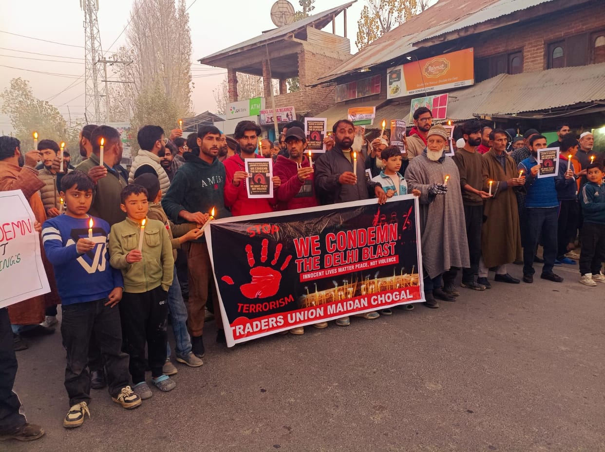Srinagar, Delhi Blast, Candle March, Kupwara And Gandherbal