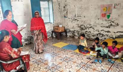 Anganwadi center found closed in Fatehpur