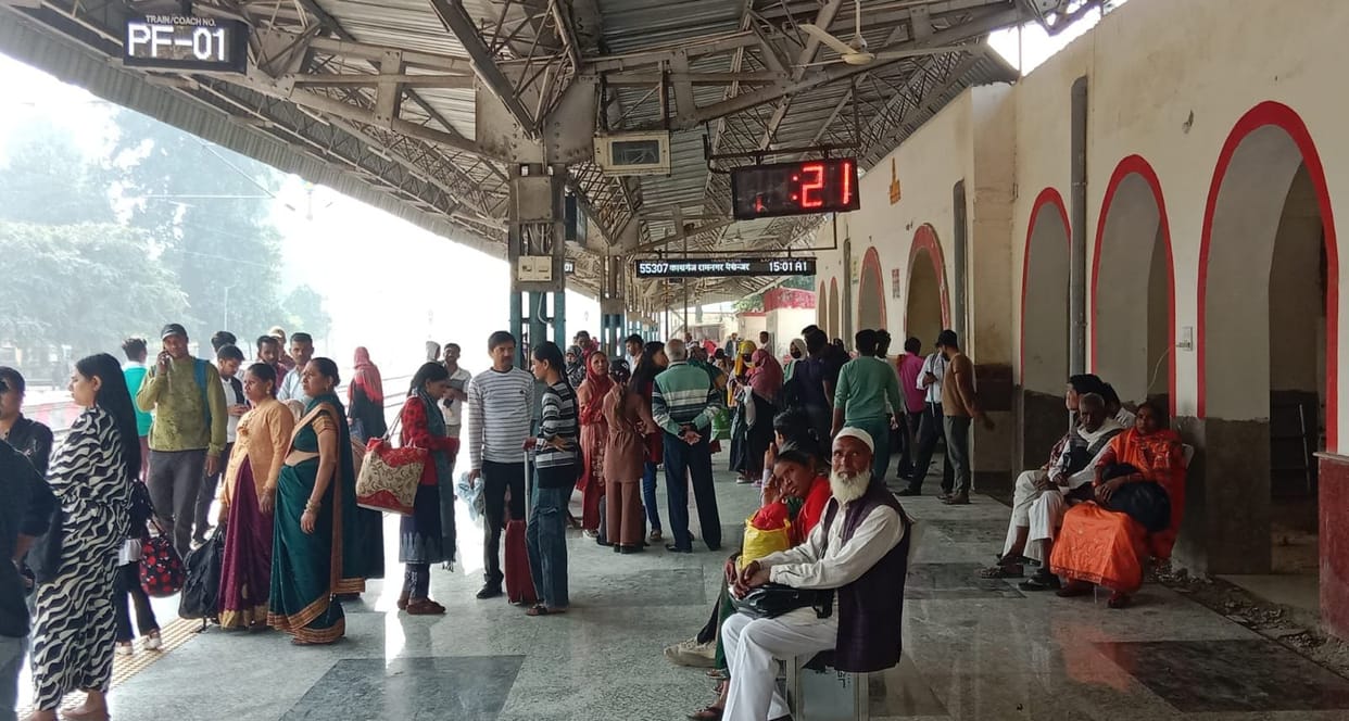 Police vigilance was not seen at the railway station, bus station and main market in the city.