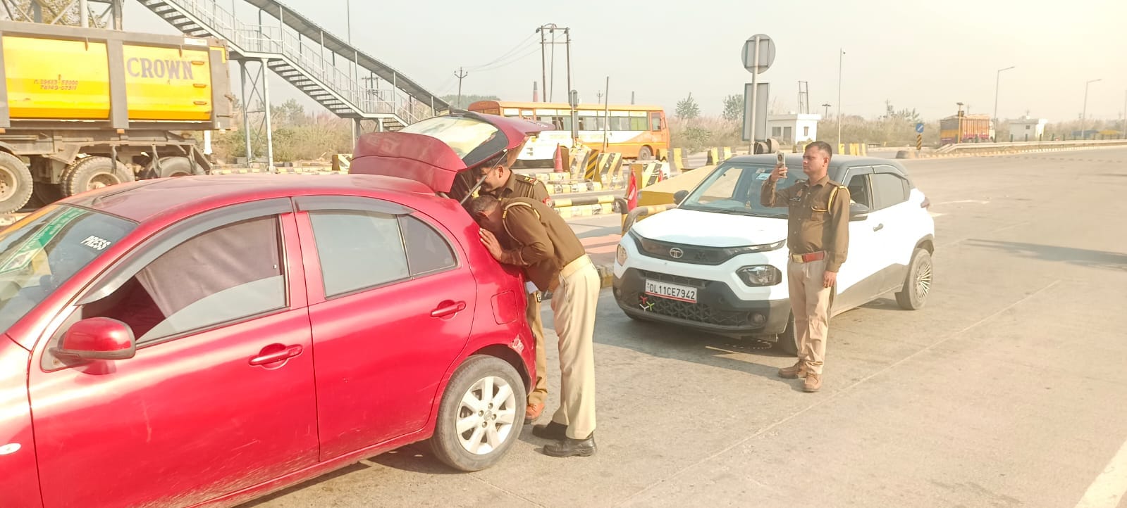 Police launched checking drive after Delhi blast