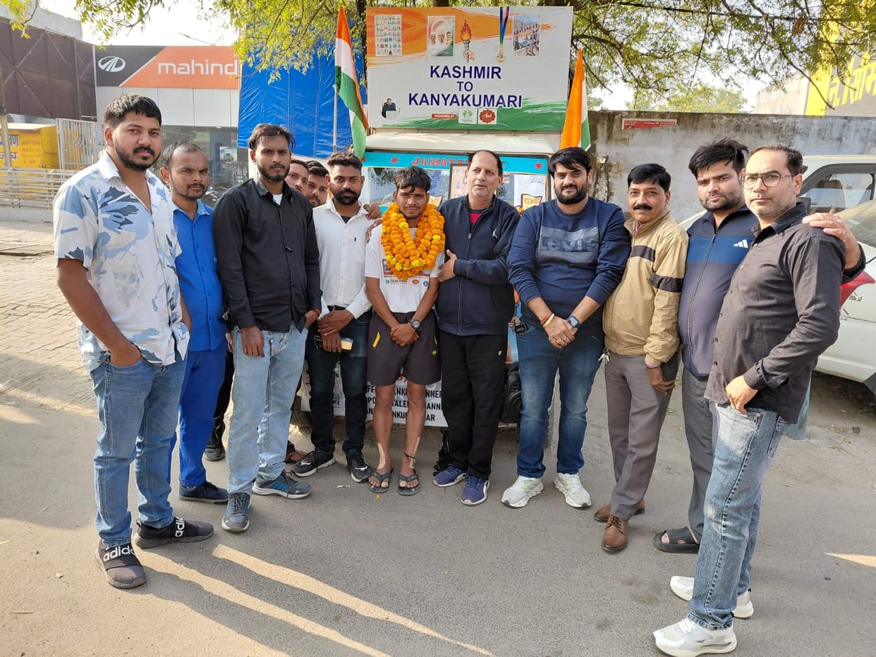 Welcome to Ankur who set out on a journey of four thousand kilometers