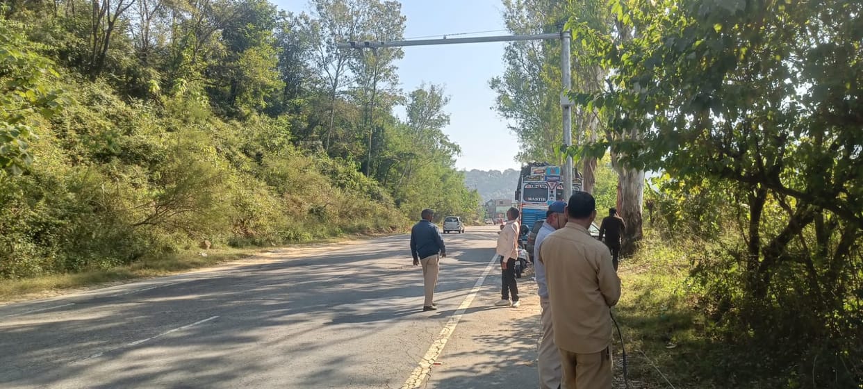 Work on connecting the Intelligent Traffic Management System to electricity at Dadhol is complete.