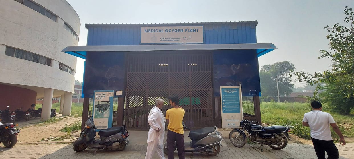 The oxygen plant in the civil hospital has been closed for two years.