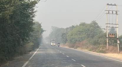 AQI @ 407... 500 patients with eye irritation are arriving at PGI daily.