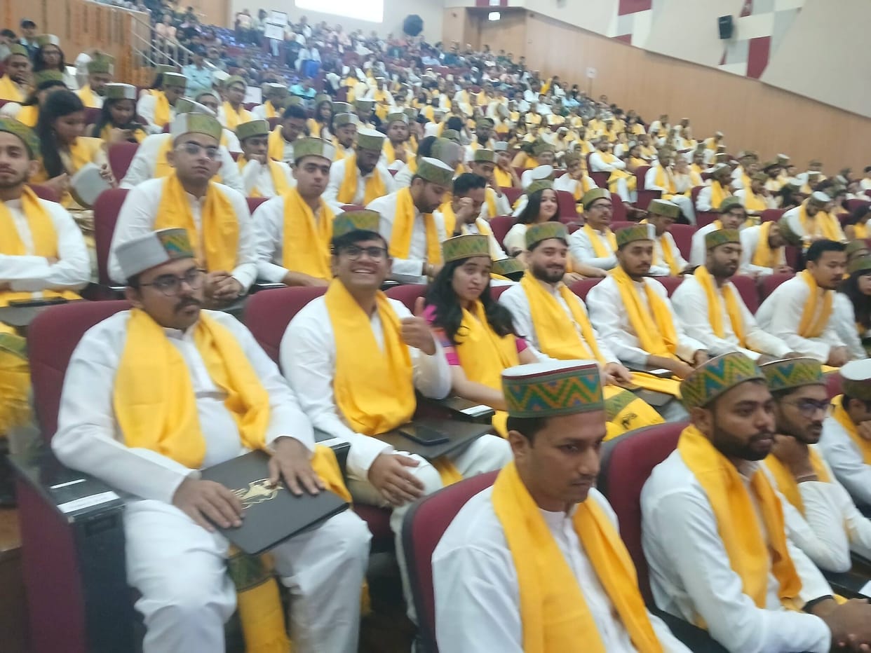 For the first time, degrees were awarded in B.Tech with specialization in Entrepreneurship.