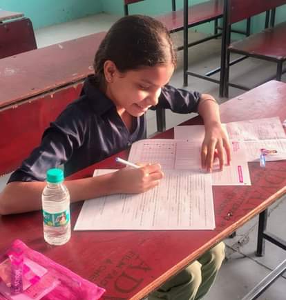 Students displayed their logical reasoning abilities in the National Olympiad.