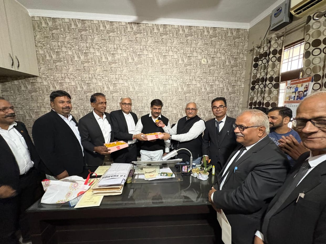 Honor of Anil, head of Chaurasia Brahmin Sabha