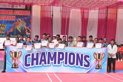 Suditi Global Academy and Paradise Public School teams became champions