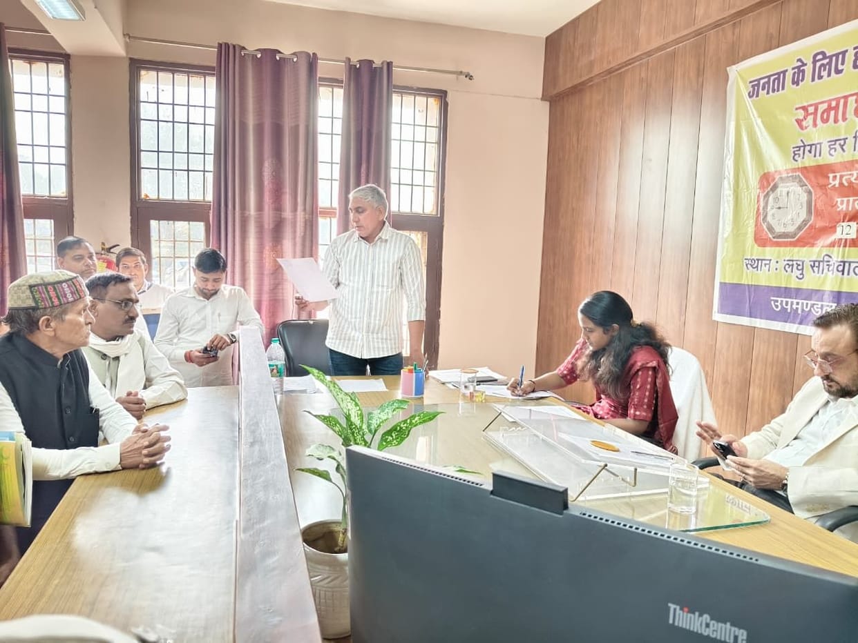 Ambedkar Committee submitted a memorandum to the DC demanding holding of elections