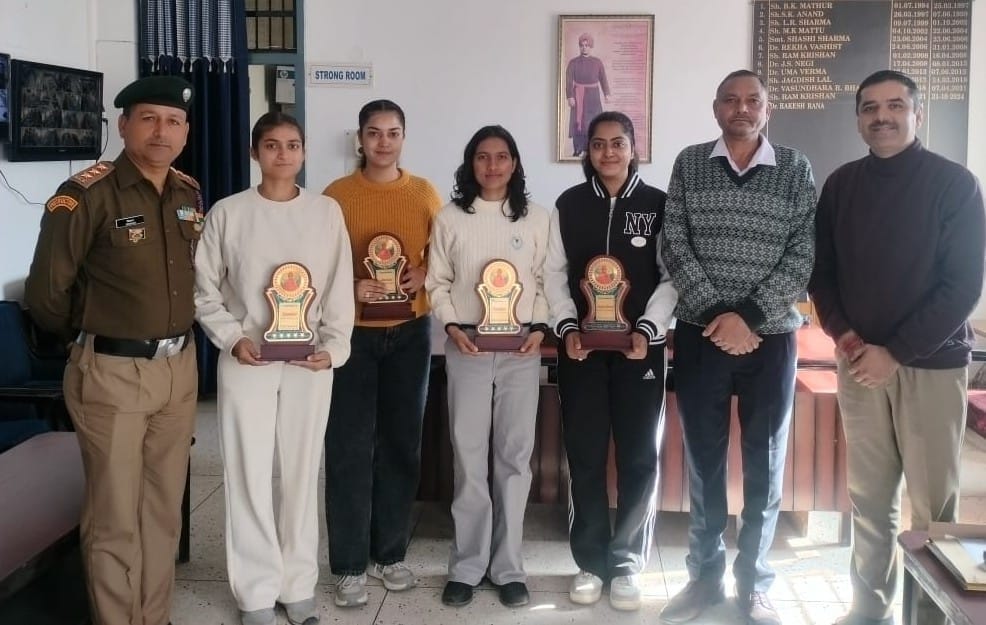 Six former NCC cadets of Ghumarwin College selected in Himachal Police