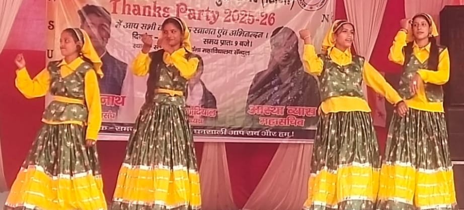 Folk songs and dances were a hit at the students' union's cultural function.