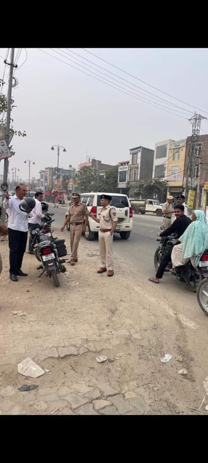 Police crackdown: Vehicle challans double compared to last year