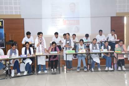 Students displayed their talent in the Youth Parliament.