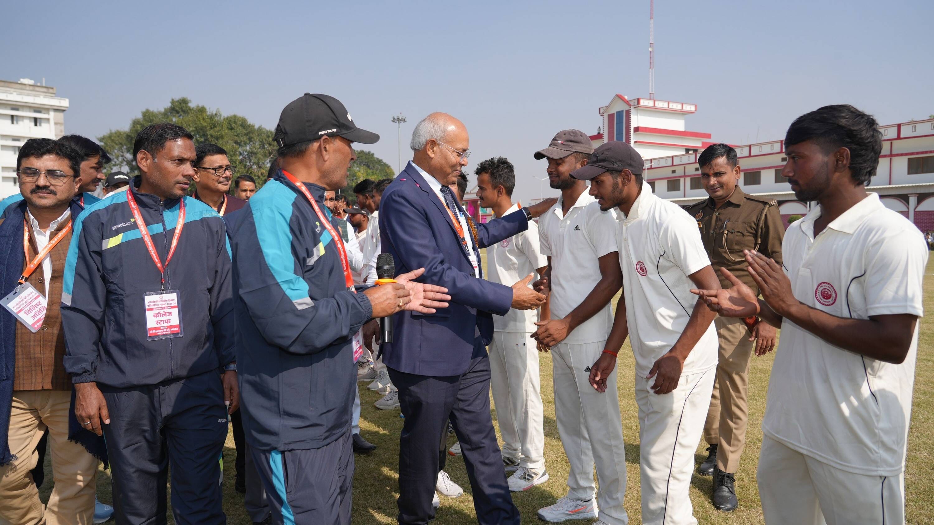 Dev Indravati PG College won the inaugural match