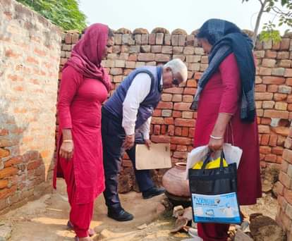 The health department surveyed 166 homes in Jandwala Jatan and destroyed larvae found at 13 locations